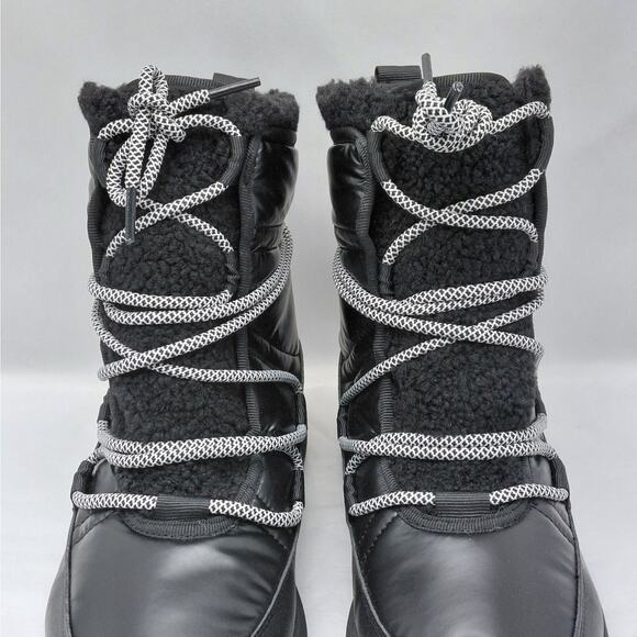 Kamik Womens Snow Boots Size 8 Black Waterproof Winter Faux Fur Insulated New - Picture 7 of 15